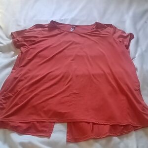 Daisy Fuentes Vibrant Red Muscle Tee